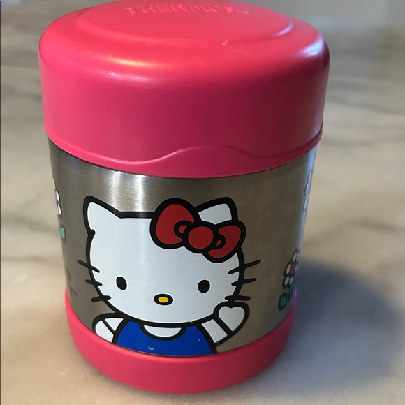 Thermos Hello Kitty Pink and Red Container - Picture 1 of 4